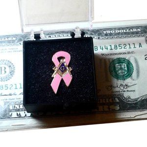 Breast Cancer Awareness Ribbon (Masonic)